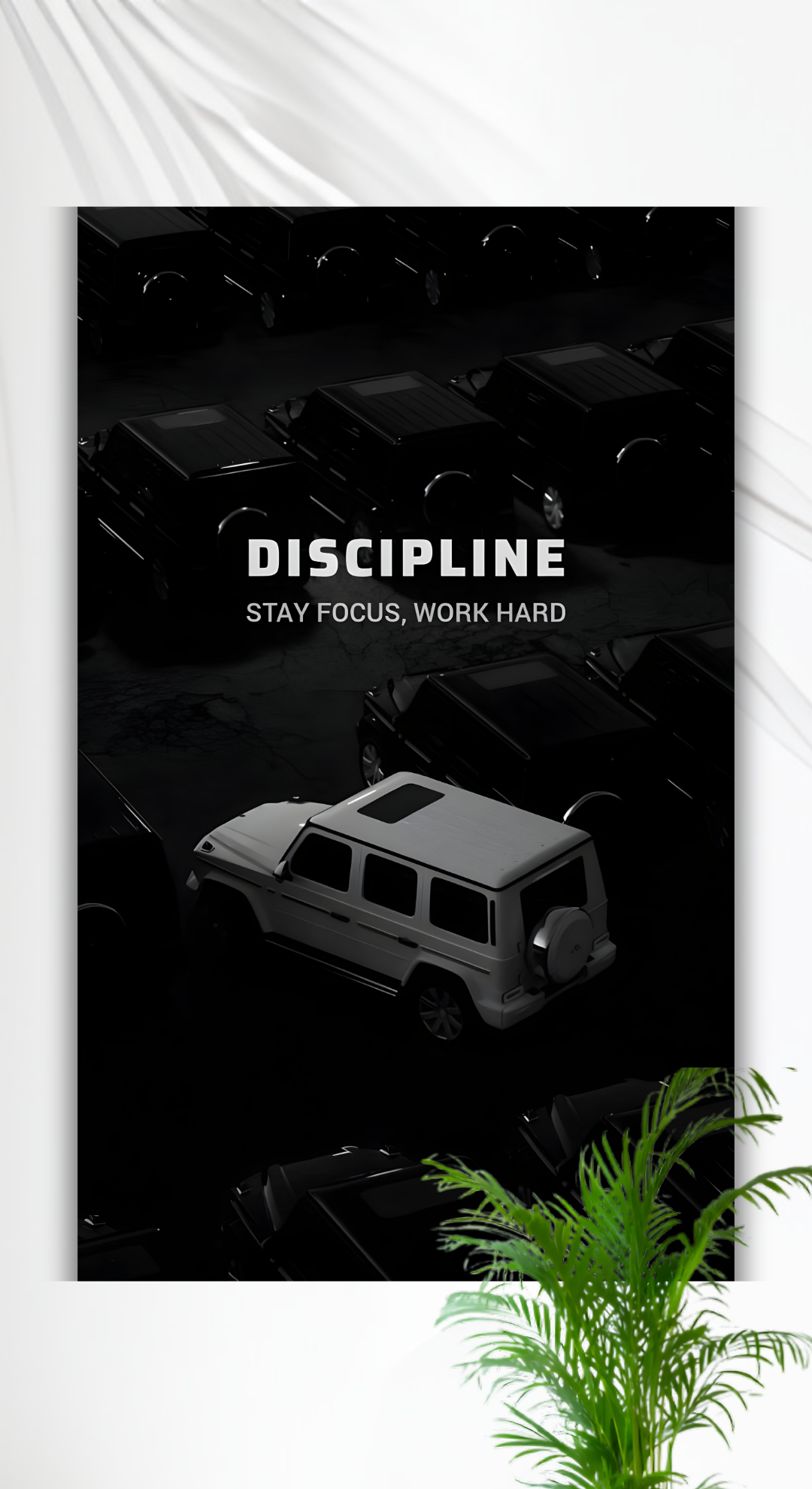 discipline car psoter